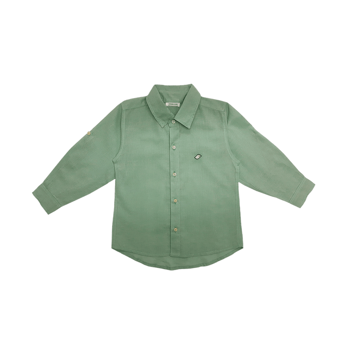 Camisa Social Verde Musgo-1053799