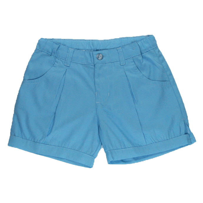 Short Azul Pregas-1053599